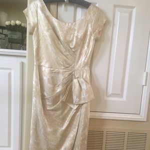 Vintage Gold Brocade Cocktail dress